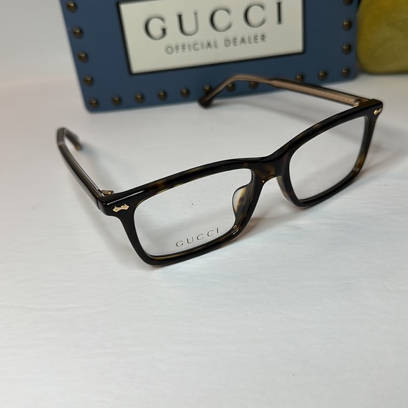 Gucci Men's Eyeglasses GG0191OA GG/0191/OA Full Rim Optical Frame - Picture 8 of 13